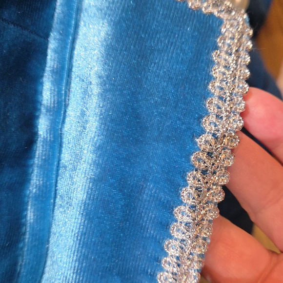 Nwt Large OYROSY jacket With Pears Buttons  Teal Double-Breasted Women's Blazer - Picture 10 of 16